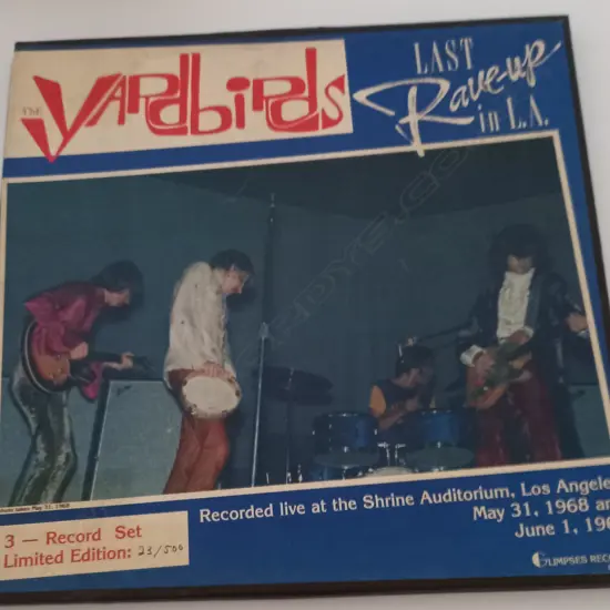 The Yardbirds, Last Rave-up In L.A. (Triple album) LTD EDTION 23/500
